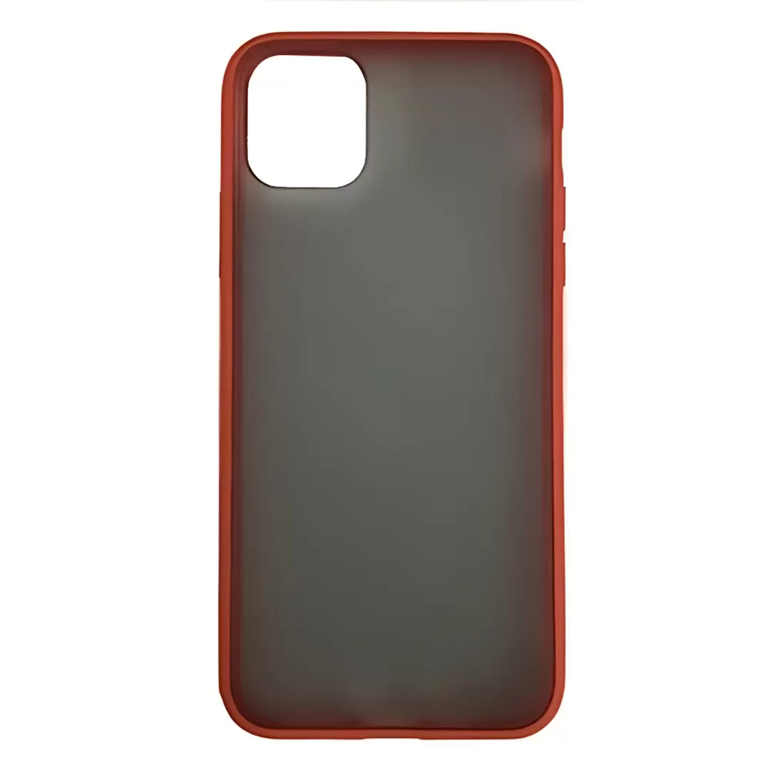 iPhone 14 Pro Smoke Transparent Twotone Red